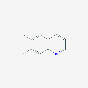 molecular formula C11H11N B181126 6,7-二甲基喹啉 CAS No. 20668-33-1