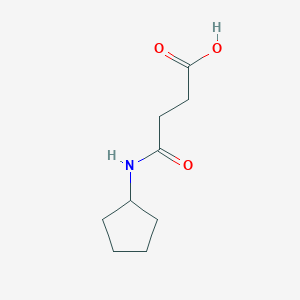 molecular formula C9H15NO3 B181128 4-(Cyclopentylamino)-4-oxobutanoic acid CAS No. 541537-57-9