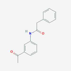 molecular formula C16H15NO2 B181130 N-(3-acetylphenyl)-2-phenylacetamide CAS No. 72116-69-9