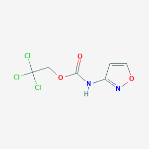 molecular formula C6H5Cl3N2O3 B181139 2,2,2-Trichloroethyl isoxazol-3-ylcarbamate CAS No. 264600-44-4