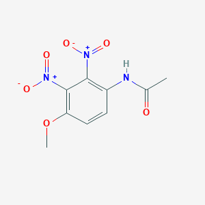 molecular formula C9H9N3O6 B181154 n-(4-Methoxy-2,3-dinitrophenyl)acetamide CAS No. 62153-30-4