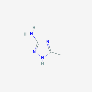 molecular formula C3H6N4 B181155 5-methyl-4H-1,2,4-triazol-3-amine CAS No. 4923-01-7