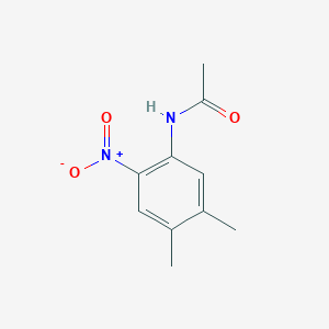 molecular formula C10H12N2O3 B181159 N-(4,5-二甲基-2-硝基苯基)乙酰胺 CAS No. 6970-77-0