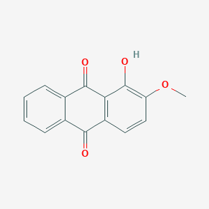 molecular formula C15H10O4 B181168 1-Hydroxy-2-methoxyanthraquinone CAS No. 6003-11-8