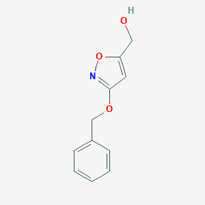 molecular formula C11H11NO3 B181176 (3-(Benzyloxy)isoxazol-5-yl)methanol CAS No. 123320-44-5