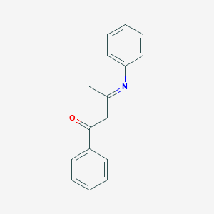 molecular formula C16H15NO B181177 1-phenyl-3-(phenylimino)butan-1-one CAS No. 39196-22-0