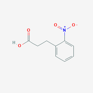 molecular formula C9H9NO4 B181183 3-(2-硝基苯基)丙酸 CAS No. 2001-32-3