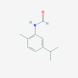 molecular formula C11H15NO B181193 n-[2-Methyl-5-(propan-2-yl)phenyl]formamide CAS No. 4474-14-0