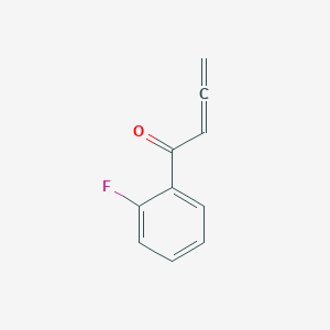 molecular formula C10H7FO B181194 1-(2-Fluorophenyl)buta-2,3-dien-1-one CAS No. 196952-93-9