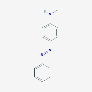 molecular formula C13H13N3 B181196 4-(甲基氨基)偶氮苯 CAS No. 621-90-9