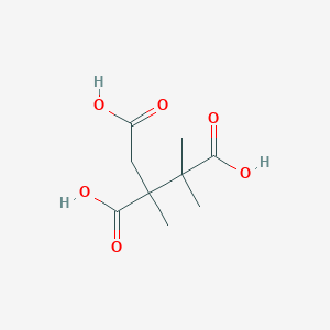 molecular formula C9H14O6 B181214 (-)-2,3-Dimethylbutane-1,2,3-tricarboxylic acid CAS No. 2385-74-2