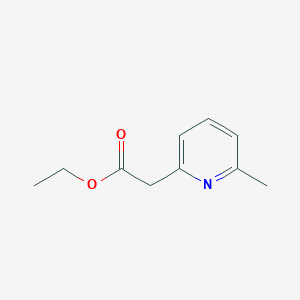 molecular formula C10H13NO2 B181219 2-(6-甲基吡啶-2-基)乙酸乙酯 CAS No. 5552-83-0