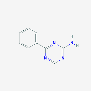 molecular formula C9H8N4 B181221 4-Phenyl-1,3,5-triazin-2-amine CAS No. 1853-95-8