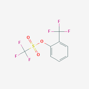 molecular formula C8H4F6O3S B181225 2-(Trifluoromethyl)phenyl trifluoromethanesulfonate CAS No. 199188-29-9
