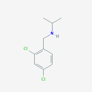 molecular formula C10H13Cl2N B181233 2,4-Dichloro-N-isopropylbenzylamine CAS No. 46190-62-9