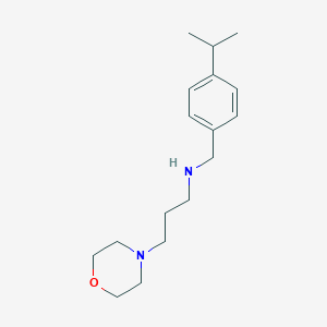 molecular formula C17H28N2O B181237 (4-Isopropyl-benzyl)-(3-morpholin-4-yl-propyl)-amine CAS No. 436086-82-7