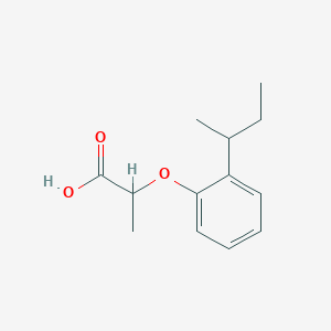 molecular formula C13H18O3 B181239 2-[2-(Sec-butyl)phenoxy]propanoic acid CAS No. 887029-70-1