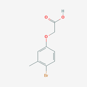 molecular formula C9H9BrO3 B181241 2-(4-Bromo-3-methylphenoxy)acetic acid CAS No. 90971-89-4