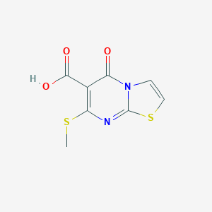 molecular formula C8H6N2O3S2 B181250 7-Methylsulfanyl-5-oxo-[1,3]thiazolo[3,2-a]pyrimidine-6-carboxylic acid CAS No. 123419-85-2