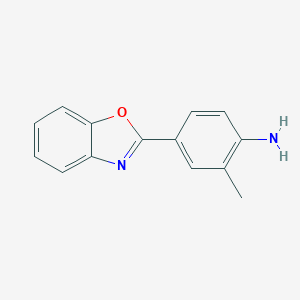 molecular formula C14H12N2O B181251 4-(1,3-苯并恶唑-2-基)-2-甲基苯胺 CAS No. 792946-65-7