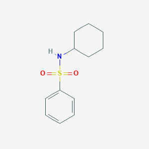 molecular formula C12H17NO2S B181254 N-Cyclohexylbenzenesulfonamide CAS No. 3237-31-8