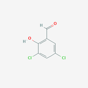 molecular formula C7H4Cl2O2 B181256 3,5-Dichlorosalicylaldehyde CAS No. 90-60-8