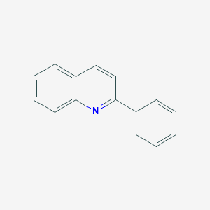 molecular formula C15H11N B181262 2-Phenylquinoline CAS No. 612-96-4