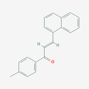 molecular formula C20H16O B181268 (E)-1-(4-methylphenyl)-3-naphthalen-1-ylprop-2-en-1-one CAS No. 56412-55-6