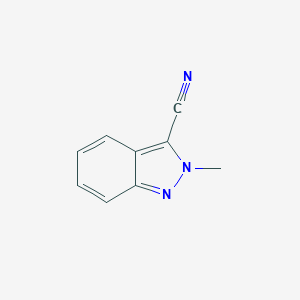 molecular formula C9H7N3 B018127 2-甲基-2H-吲哚-3-碳腈 CAS No. 31748-45-5