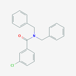 B181273 N,N-dibenzyl-3-chlorobenzamide CAS No. 57409-24-2
