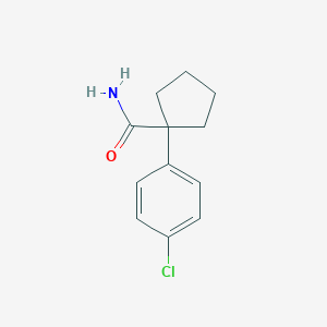 molecular formula C12H14ClNO B181279 1-(4-氯苯基)环戊烷甲酰胺 CAS No. 84833-61-4
