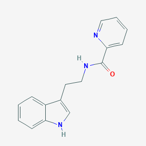 molecular formula C16H15N3O B181280 N-[2-(1H-indol-3-yl)ethyl]pyridine-2-carboxamide CAS No. 29745-09-3