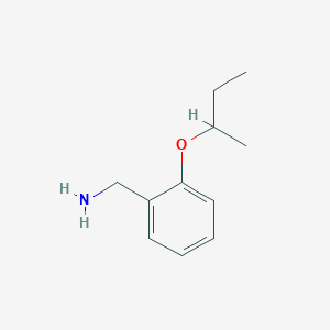 molecular formula C11H17NO B181286 (2-Sec-butoxybenzyl)amine CAS No. 1042628-16-9