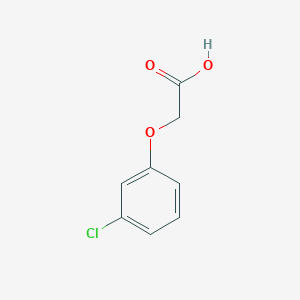 molecular formula C8H7ClO3 B181289 3-Chlorophenoxyacetic acid CAS No. 588-32-9