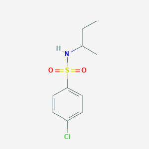 molecular formula C10H14ClNO2S B181293 N-butan-2-yl-4-chlorobenzenesulfonamide CAS No. 59724-38-8