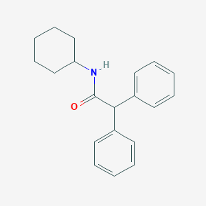 molecular formula C20H23NO B181295 N-cyclohexyl-2,2-diphenylacetamide CAS No. 24932-56-7