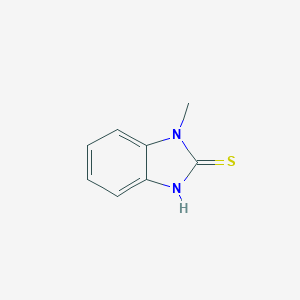 molecular formula C8H8N2S B181300 1-Methyl-1H-benzimidazole-2-thiol CAS No. 2360-22-7
