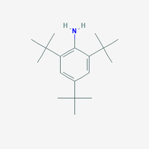 molecular formula C18H31N B181305 2,4,6-三叔丁基苯胺 CAS No. 961-38-6