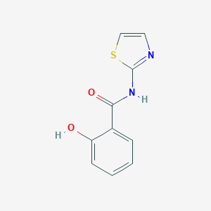 molecular formula C10H8N2O2S B181314 2-Hydroxy-N-(1,3-thiazol-2-yl)benzamide CAS No. 130234-70-7