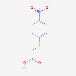 B181315 2-[(4-Nitrophenyl)sulfanyl]acetic acid CAS No. 3406-75-5