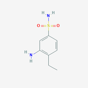 molecular formula C8H12N2O2S B181317 3-Amino-4-ethylbenzenesulfonamide CAS No. 37559-29-8