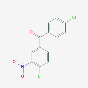 molecular formula C13H7Cl2NO3 B181320 4,4'-Dichloro-3-nitrobenzophenone CAS No. 31431-17-1