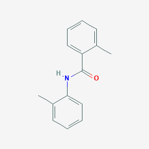 molecular formula C15H15NO B181321 Benzamide, 2-methyl-N-(2-methylphenyl)- CAS No. 22978-49-0