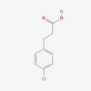 molecular formula C9H9ClO2 B181324 3-(4-Chlorophenyl)propanoic acid CAS No. 2019-34-3
