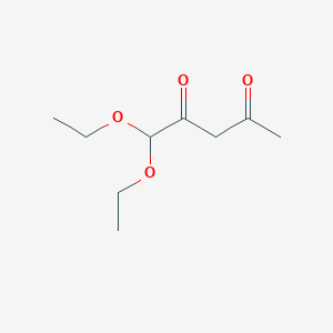 molecular formula C9H16O4 B181325 1,1-Diethoxypentane-2,4-dione CAS No. 124237-06-5