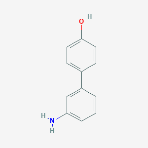 molecular formula C12H11NO B018133 4-(3-Aminophenyl)phenol CAS No. 107865-00-9