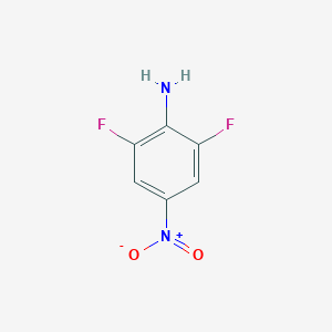 molecular formula C6H4F2N2O2 B181332 2,6-Difluoro-4-nitroaniline CAS No. 23156-27-6
