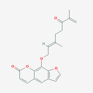 molecular formula C21H20O5 B018134 Lansiumarin A CAS No. 205115-73-7