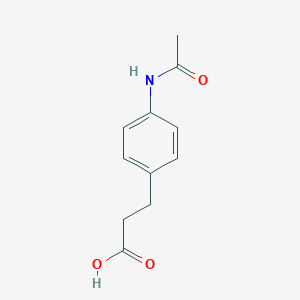 molecular formula C11H13NO3 B181343 3-(4-Acetamidophenyl)propanoic acid CAS No. 6325-43-5