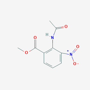 molecular formula C10H10N2O5 B181345 Methyl 2-acetamido-3-nitrobenzoate CAS No. 95067-27-9